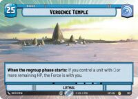 Vergence Temple (Hyperspace) - Rare - 283 - Inglés (LoF)