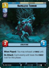 Nameless Terror (Hyperspace) - Uncommon - 297 - Inglés (LoF)