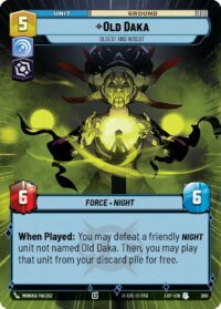Old Daka - Oldest and Wisest (Hyperspace) - Uncommon - 300 - Inglés (LoF)
