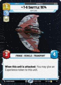 T-6 Shuttle 1974 - Stay Close (Hyperspace) - Rare - 311 - Inglés (LoF)