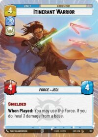 Itinerant Warrior (Hyperspace) - Common - 312 - Inglés (LoF)