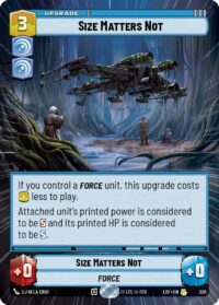 Size Matters Not (Hyperspace) - Rare - 320 - Inglés (LoF)