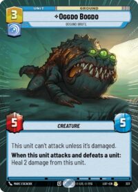 Oggdo Bogdo - Bogano Brute (Hyperspace) - Rare - 327 - Inglés (LoF)
