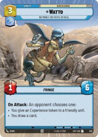 Watto - No Money, No Parts, No Deal (Hyperspace) - Uncommon - 329 - Inglés (LoF)