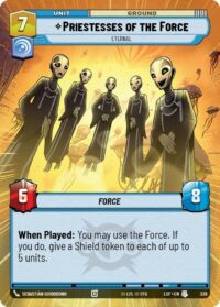 Priestesses of the Force - Eternal (Hyperspace) - Uncommon - 336 - Inglés (LoF)