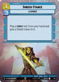 Soresu Stance (Hyperspace) - Uncommon - 340 - Inglés (LoF)