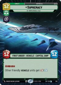 Supremacy - Of Unimaginable Size (Hyperspace) - Legendary - 353 - Inglés (LoF)