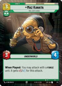 Maz Kanata - The Light Guides (Hyperspace) - Uncommon - 375 - Inglés (LoF)