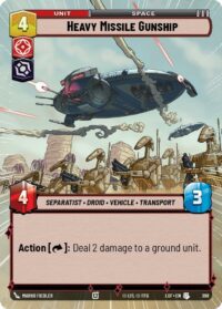 Heavy Missile Gunship (Hyperspace) - Uncommon - 398 - Inglés (LoF)