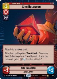 Sith Holocron (Hyperspace) - Rare - 402 - Inglés (LoF)