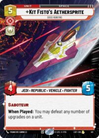 Kit Fisto's Aethersprite - Good Hunting (Hyperspace) - Rare - 411 - Inglés (LoF)
