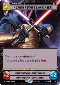 Darth Revan's Lightsabers (Hyperspace) - Rare - 502 - Inglés (LoF)