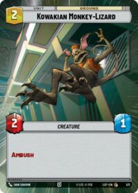 Kowakian Monkey-Lizard (Hyperspace) - Common - 521 - Inglés (LoF)
