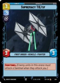 Supremacy TIE/sf (Foil) - Common - 536 - Inglés (LoF)