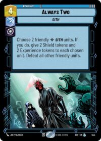 Always Two (Foil) - Legendary - 544 - Inglés (LoF)