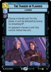 The Tragedy of Plagueis (Foil) - Rare - 545 - Inglés (LoF)