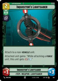 Inquisitor's Lightsaber (Foil) - Common - 592 - Inglés (LoF)
