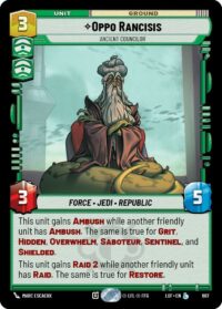 Oppo Rancisis - Ancient Councilor (Foil) - Legendary - 607 - Inglés (LoF)