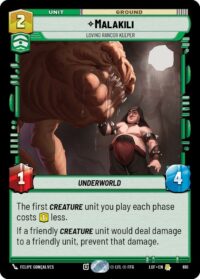 Malakili - Loving Rancor Keeper (Foil) - Rare - 610 - Inglés (LoF)