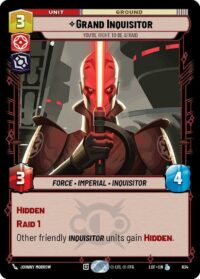 Grand Inquisitor - You're Right to Be Afraid (Foil) - Legendary - 634 - Inglés (LoF)