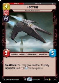Scythe - Intimidating Silhouette (Foil) - Rare - 637 - Inglés (LoF)