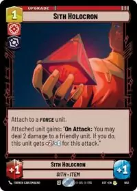 Sith Holocron (Foil) - Rare - 640 - Inglés (LoF)