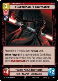 Darth Maul's Lightsaber (Foil) - Special - 642 - Inglés (LoF)