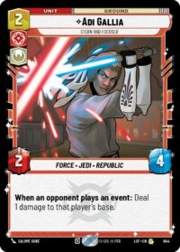 Adi Gallia - Stern and Focused (Foil) - Rare - 644 - Inglés (LoF)