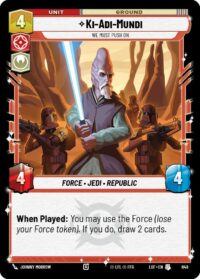 Ki-Adi-Mundi - We Must Push On (Foil) - Uncommon - 648 - Inglés (LoF)
