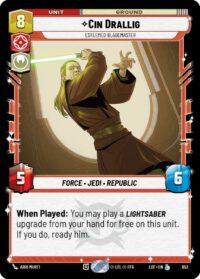 Cin Drallig - Esteemed Blademaster (Foil) - Legendary - 652 - Inglés (LoF)