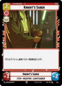 Knight's Saber (Foil) - Common - 653 - Inglés (LoF)