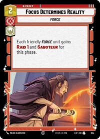 Focus Determines Reality (Foil) - Uncommon - 654 - Inglés (LoF)