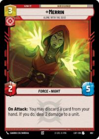 Merrin - Alone with the Dead (Foil) - Uncommon - 662 - Inglés (LoF)