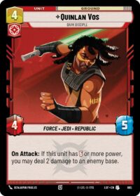 Quinlan Vos - Dark Disciple (Foil) - Uncommon - 665 - Inglés (LoF)