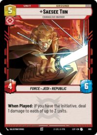 Saesee Tiin - Courageous Warrior (Foil) - Uncommon - 669 - Inglés (LoF)