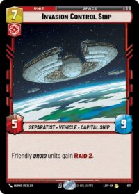 Invasion Control Ship (Foil) - Rare - 671 - Inglés (LoF)