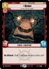 Bendu - Do You Fear the Storm? (Foil) - Legendary - 672 - Inglés (LoF)