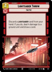 Lightsaber Throw (Foil) - Uncommon - 678 - Inglés (LoF)