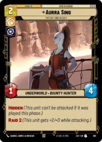 Aurra Sing - Patient and Deadly (Foil) - Uncommon - 681 - Inglés (LoF)