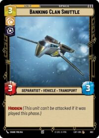 Banking Clan Shuttle (Foil) - Common - 683 - Inglés (LoF)
