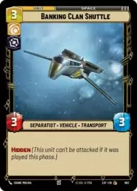 Banking Clan Shuttle (Foil) - Common - 683 - Inglés (LoF)