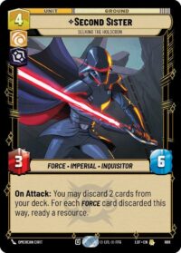 Second Sister - Seeking the Holocron (Foil) - Rare - 686 - Inglés (LoF)
