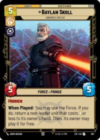 Baylan Skoll - Enigmatic Master (Foil) - Uncommon - 687 - Inglés (LoF)