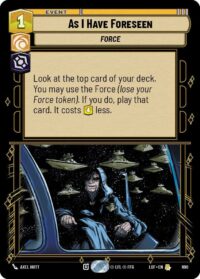 As I Have Foreseen (Foil) - Rare - 690 - Inglés (LoF)