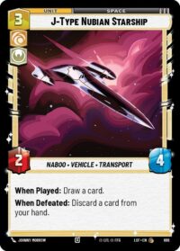 J-Type Nubian Starship (Foil) - Common - 696 - Inglés (LoF)