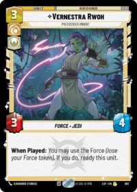 Vernestra Rwoh - Precocious Knight (Foil) - Rare - 697 - Inglés (LoF)