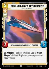 Qui-Gon Jinn's Aethersprite - Guided by the Force (Foil) - Special - 699 - Inglés (LoF)
