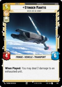 Stinger Mantis - Where Are We Going? (Foil) - Uncommon - 700 - Inglés (LoF)