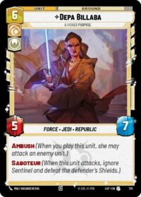 Depa Billaba - A Higher Purpose (Foil) - Uncommon - 701 - Inglés (LoF)