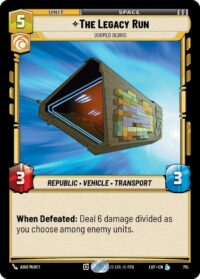 The Legacy Run - Doomed Debris (Foil) - Legendary - 715 - Inglés (LoF)